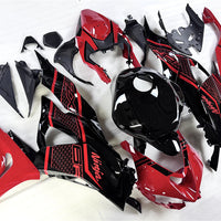 NT Aftermarket Injection ABS Plastic Fairing Fit for ZX6R 636 2024 Red Black T080