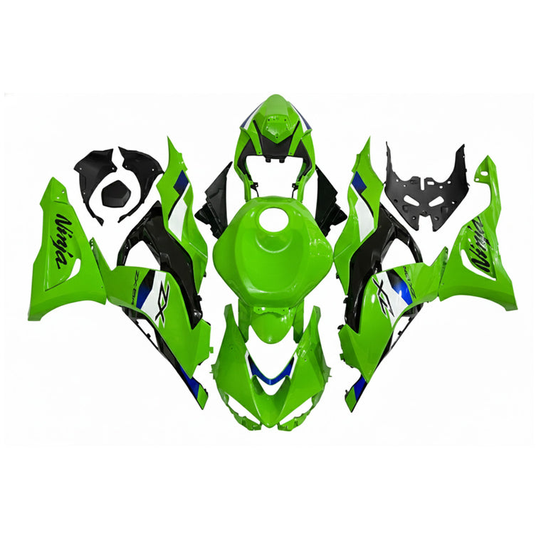 NT Fairing Fit for Kawasaki 2024-2026 ZX-6R T085- Green Black | ABS Injection