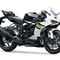 NT Aftermarket Injection ABS Plastic Fairing Fit for ZX6R 636 2024 White Black T086