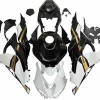 NT Aftermarket Injection ABS Plastic Fairing Fit for ZX6R 636 2024 White Black T086