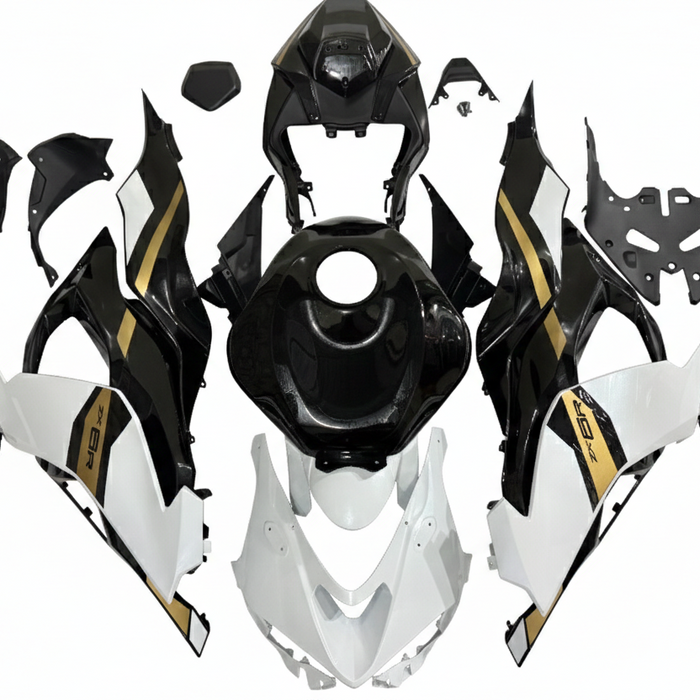 NT Aftermarket Injection ABS Plastic Fairing Fit for ZX6R 636 2024 White Black T086