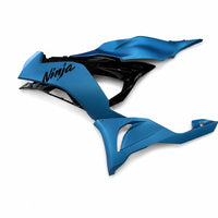 US STOCK NT Aftermarket Injection ABS Plastic Fairing Fit for Ninja ZX6R 636 2024-2025 Cyan Blue Black T094 Available in CA