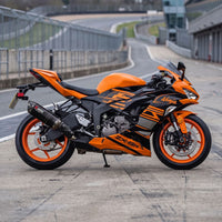 US STOCK NT Injection Mold New Kit Orange Black ABS Fairing Fit for Kawasaki Ninja ZX6R 636 2024-2025 T095 Available in CA