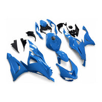 NT Aftermarket Injection ABS Plastic Fairing Fit for Ninja ZX6R 636 2024-2025 Blue Black N096