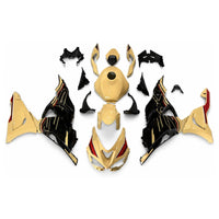 US STOCK NT Injection Mold New Kit Gold Black ABS Fairing Fit for Kawasaki 2024-2025 ZX6R 636 N097 Available in CA