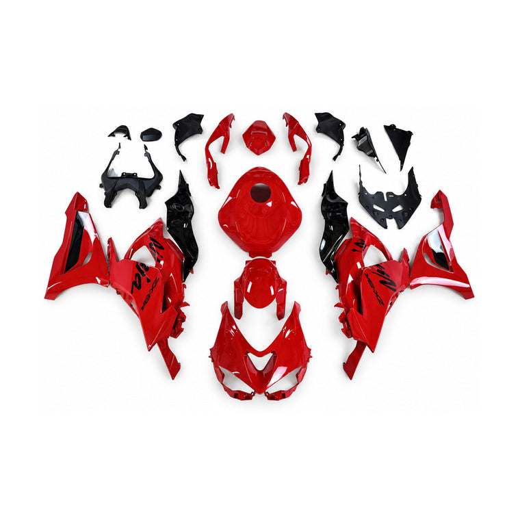 NT Fairing Fit for Kawasaki 2024-2026 ZX-6R T122- Red Black | ABS Injection