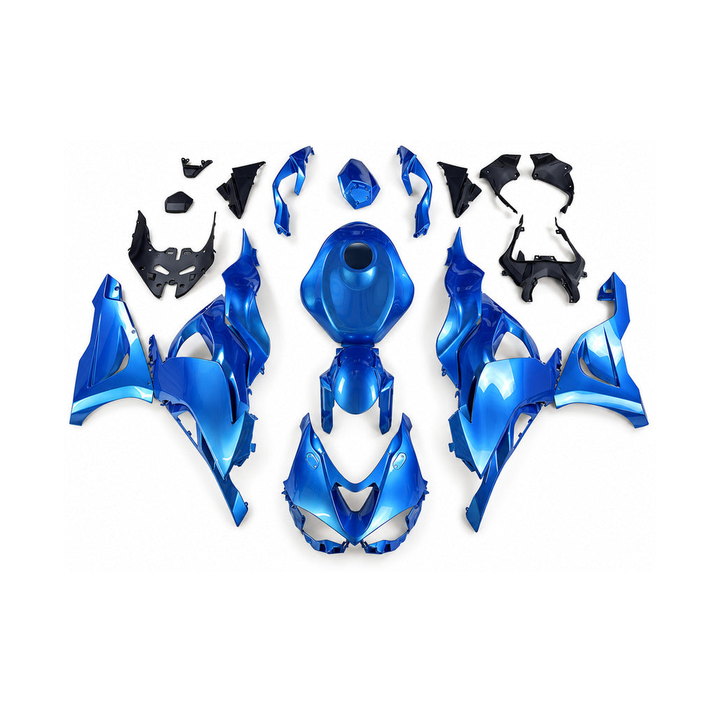 NT Fairing Fit for Kawasaki 2024-2026 ZX-6R T123- Blue | ABS Injection - 1