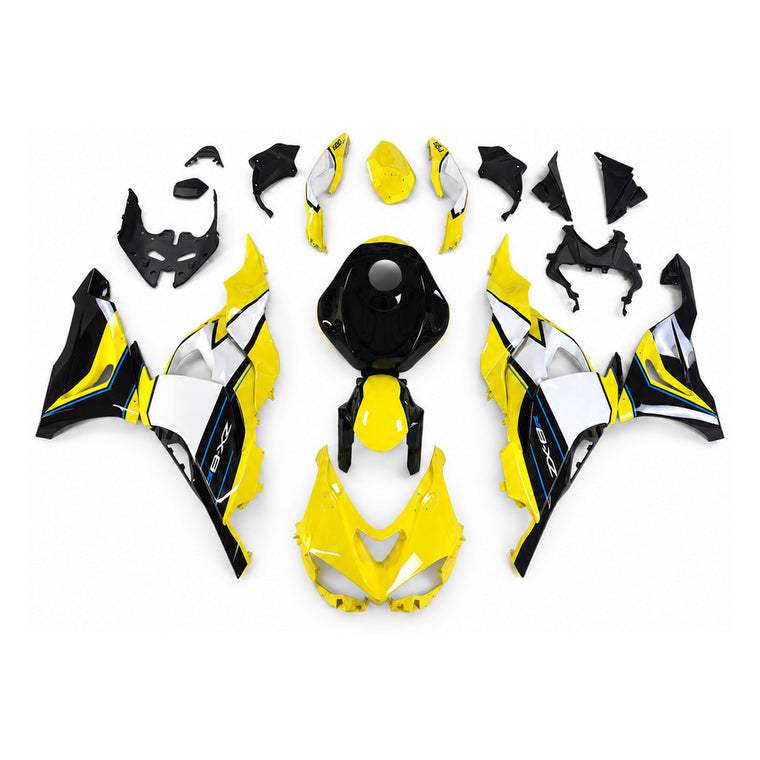 NT Fairing Fit for Kawasaki 2024-2026 ZX-6R T124- Gold Black | ABS Injection