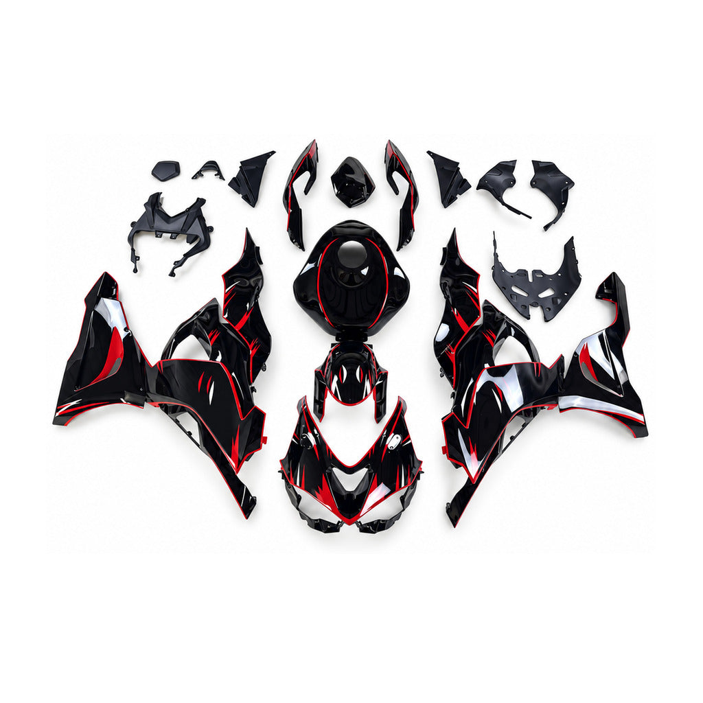 NT Fairing Fit for Kawasaki 2024-2026 ZX-6R N125- Red Blue Black | ABS Injection - 1
