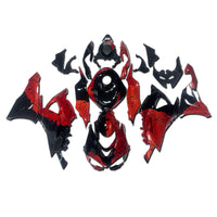 NT Aftermarket Injection ABS Plastic Fairing Fit for ZX6R 636 2024 Red Black T036