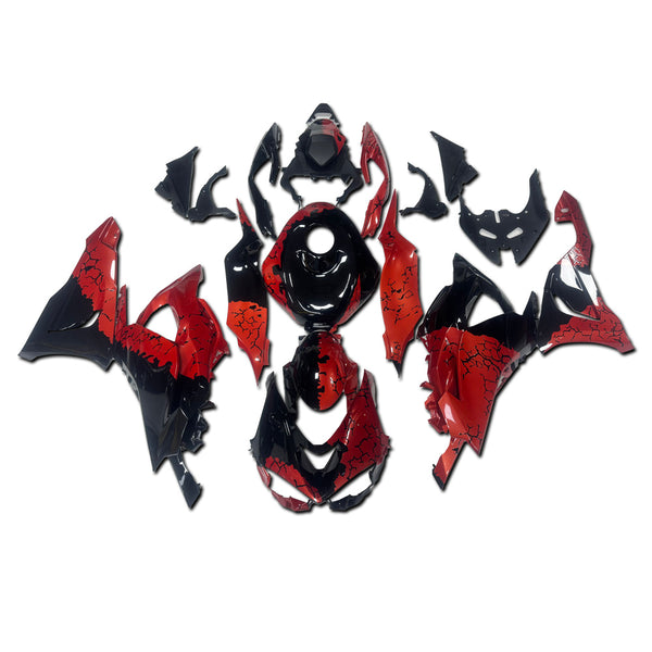 NT Aftermarket Injection ABS Plastic Fairing Fit for ZX6R 636 2024 Red Black T036