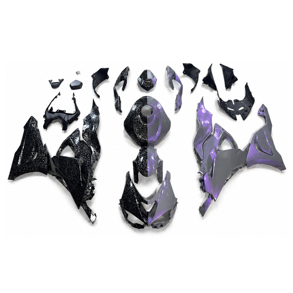 NT Fairing Fit for Kawasaki 2024-2026 ZX-6R T108- Blue Purple Black | ABS Injection - 1