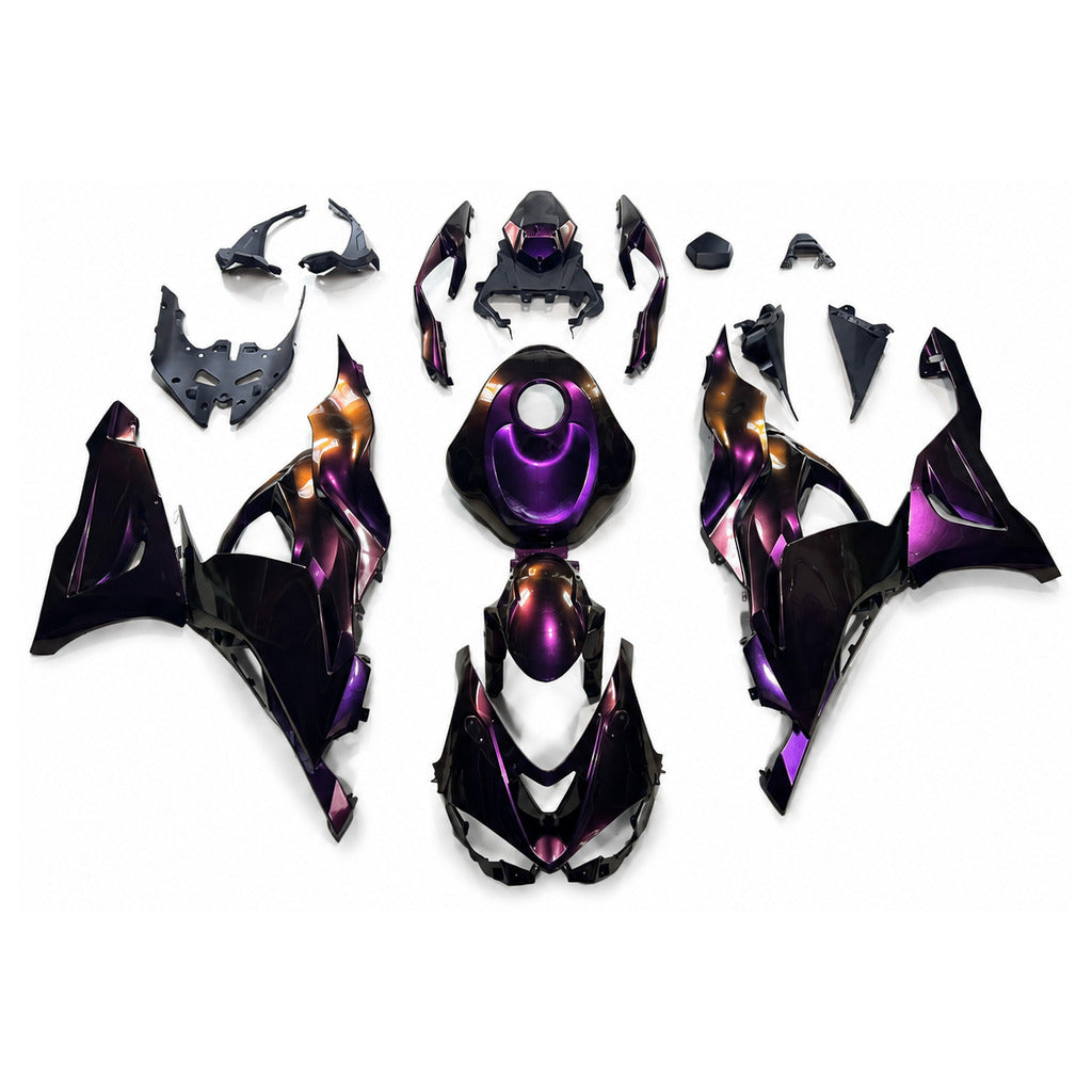 NT Fairing Fit for Kawasaki 2024-2026 ZX-6R T109- Purple Blue Black | ABS Injection - 1
