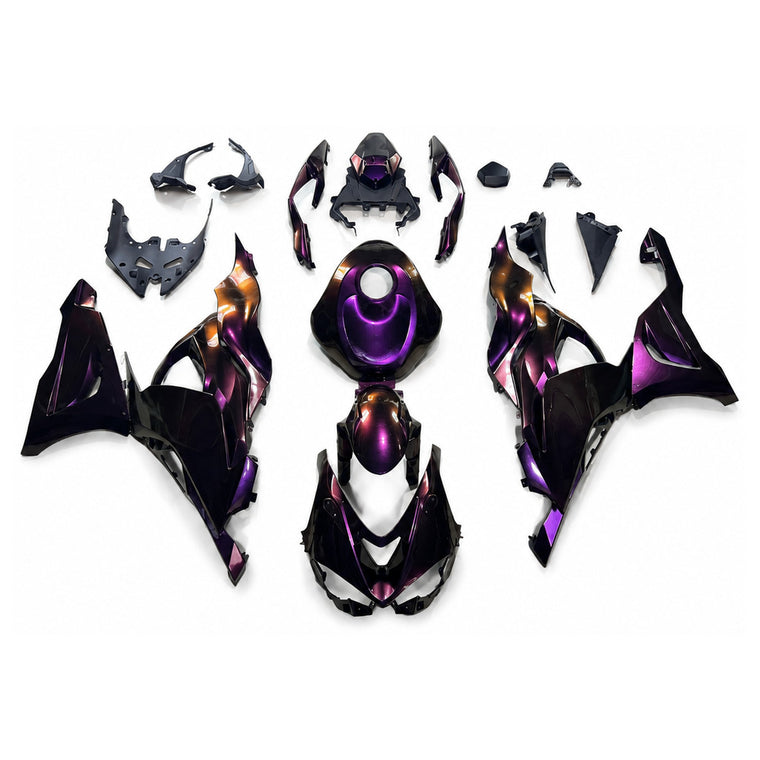 NT Fairing Fit for Kawasaki 2024-2026 ZX-6R T109- Purple Blue Black | ABS Injection