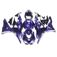 NT Aftermarket Injection ABS Plastic Fairing Fit for ZX6R 636 2024 Carbon Fiber Look Purple S05