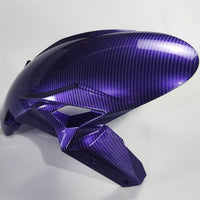 NT Aftermarket Injection ABS Plastic Fairing Fit for ZX6R 636 2024 Carbon Fiber Look Purple S05