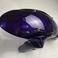 NT Aftermarket Injection ABS Plastic Fairing Fit for ZX6R 636 2024 Purple Forged Carbon Fiber Look SU09