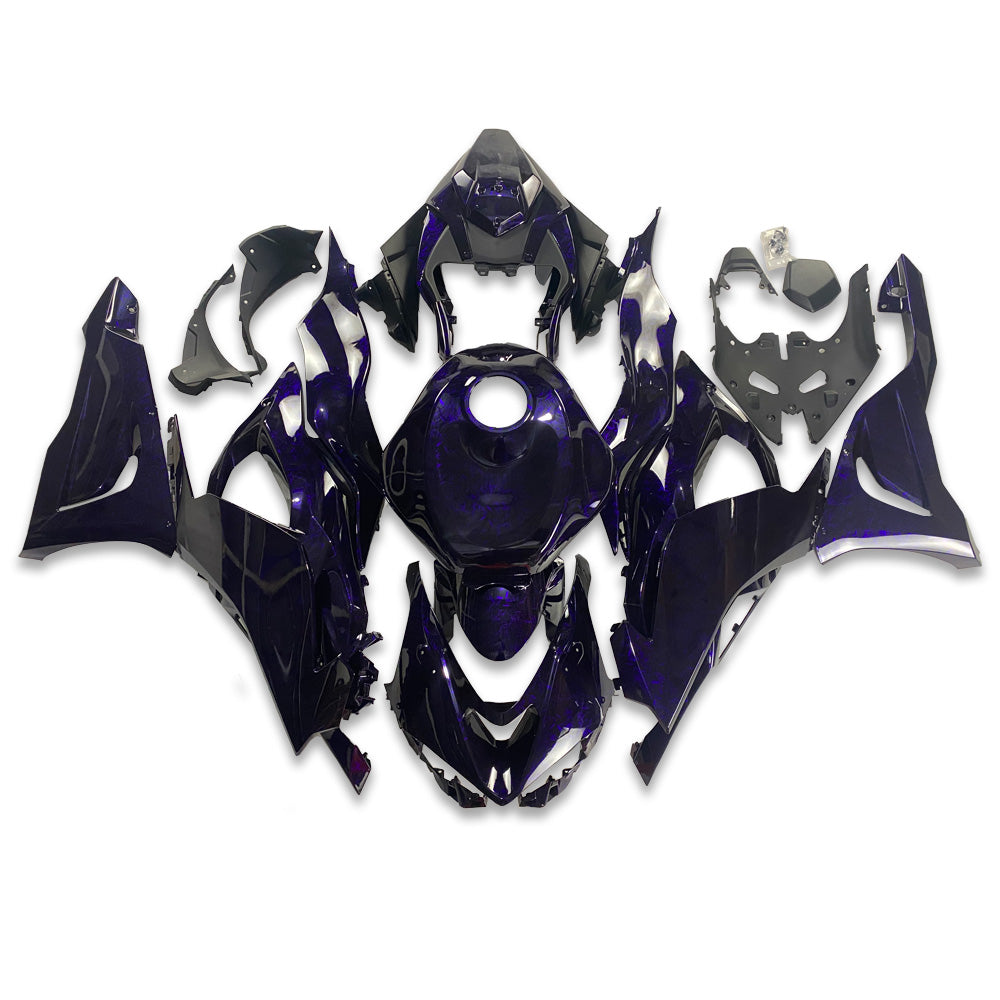 NT Fairing Fit for Kawasaki 2024-2026 ZX-6R SU09- Purple Forged Carbon Fiber Look | ABS Injection, US Stock