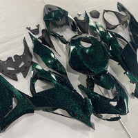 NT Aftermarket Injection ABS Plastic Fairing Fit for ZX6R 636 2024 Green Forged Carbon Fiber Look U11