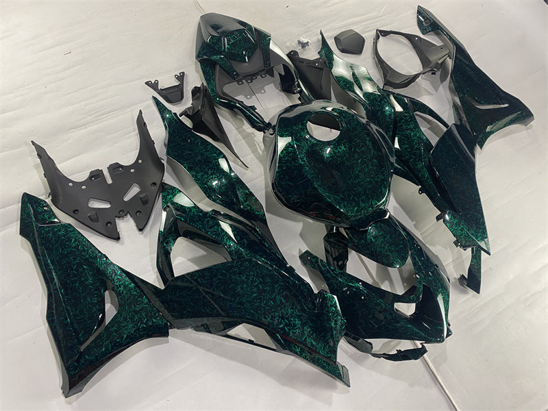 NT Fairing Fit for Kawasaki 2024-2026 ZX-6R U11- Green Forged Carbon Fiber Look | ABS Injection