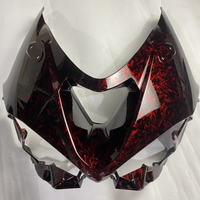 NT Aftermarket Injection ABS Plastic Fairing Fit for ZX6R 636 2024 Red Forged Carbon Fiber Look SU12