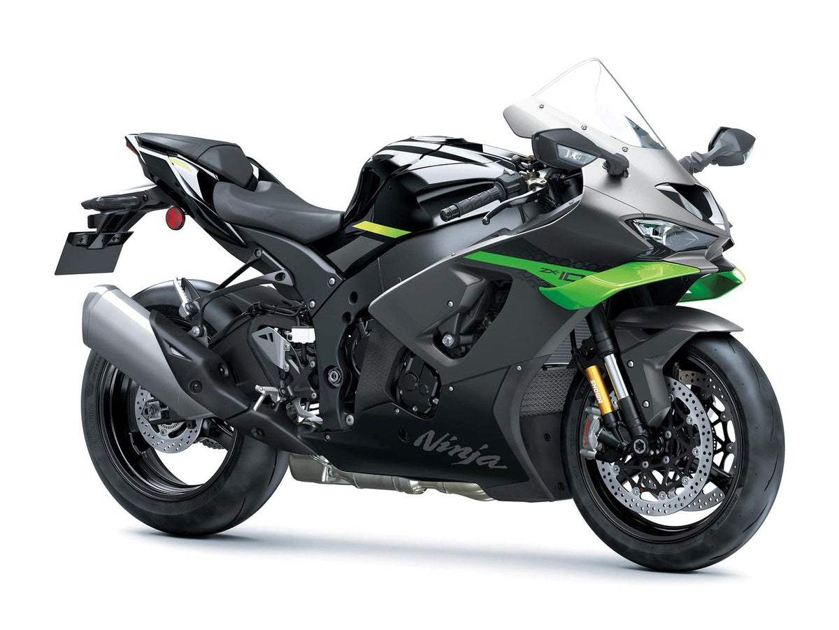 NT Fairing Fit for Kawasaki 2026 2027 ZX-10R N009 - Gray Green Black | ABS Injection