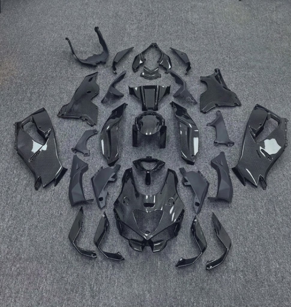 NT Fairing Fit for Kawasaki 2026 2027 ZX-10R S01 - Black Carbon Fiber Look | ABS Injection