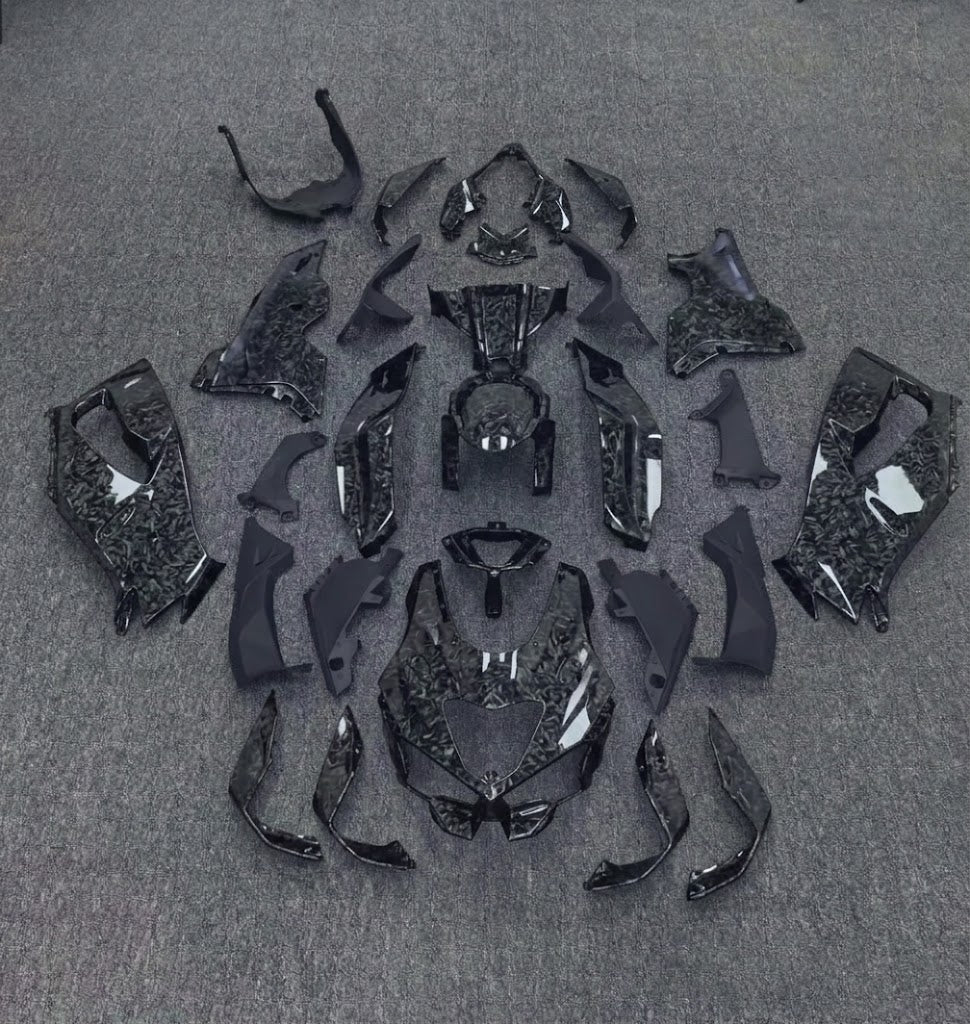 NT Fairing Fit for Kawasaki 2026 2027 ZX-10R S02 - Forged Carbon Fiber Look | ABS Injection