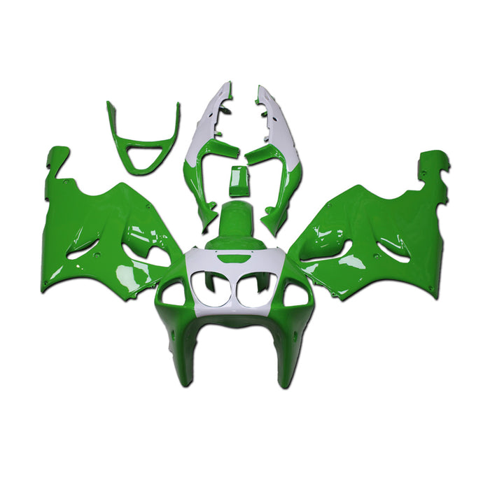 US STOCK NT Fairing Plastic Bodywork Fit for Ninja 1996-2003 ZX7R Green White N019 Available in CA