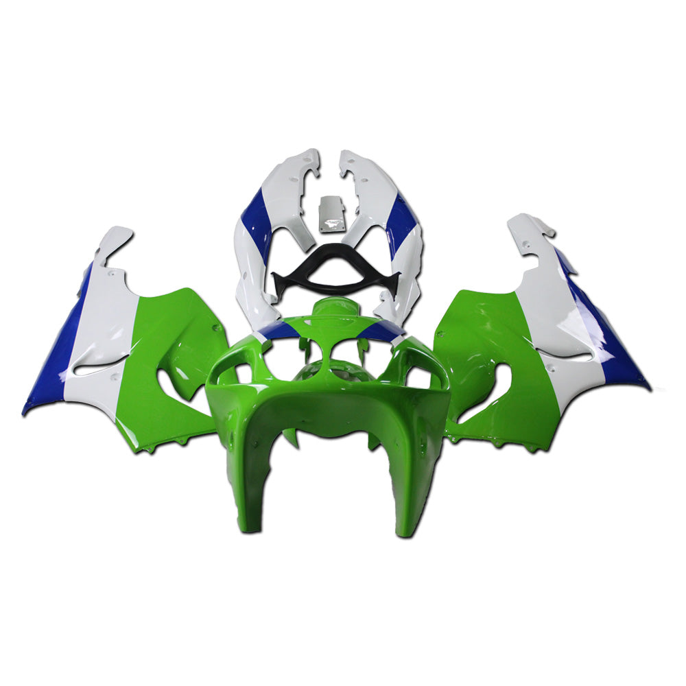 NT Fairing Fit for Kawasaki 1996-2003 ZX-7R N029- White Blue Green | ABS