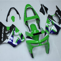 NT Aftermarket ABS Plastic Fairing Fit for ZX6R 636 1998-1999 Green Black White N005