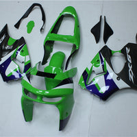 NT Aftermarket ABS Plastic Fairing Fit for ZX6R 636 1998-1999 Green Black White N005