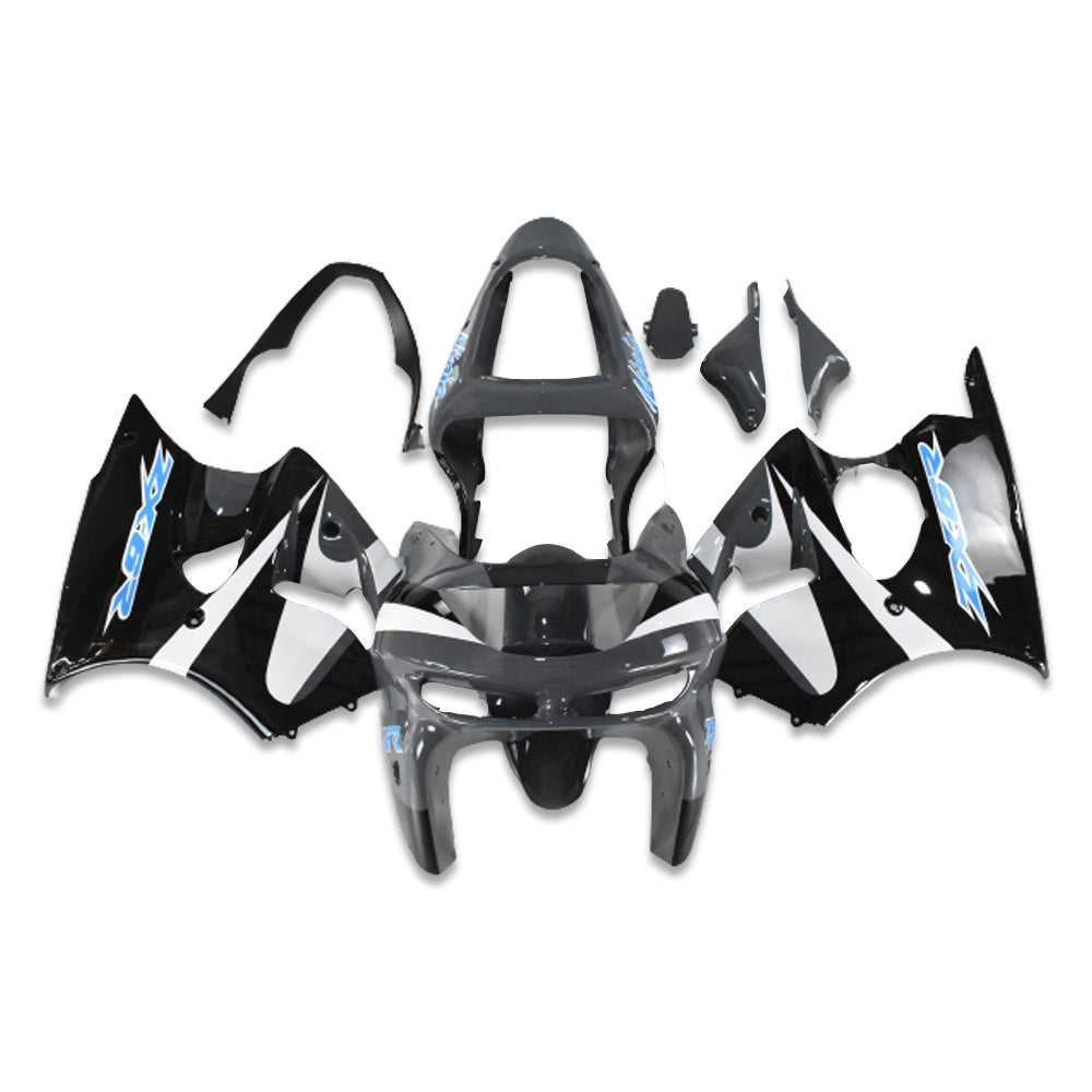 NT Fairing Fit for Kawasaki 1998-1999 ZX-6R N007- Gray Black | ABS, US Stock