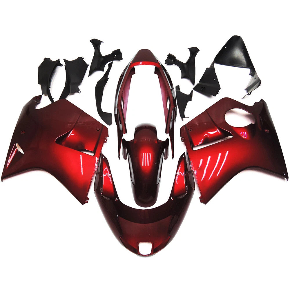 NT Fairing Fit for Honda 1996-2007 CBR1100XX N039- Burgundy Black | ABS Injection - 1