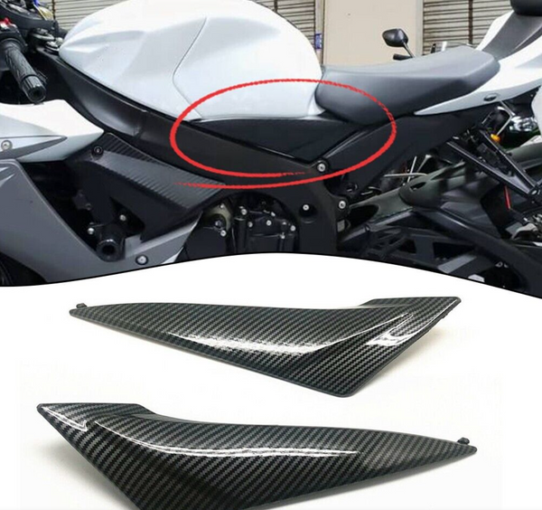 US STOCK NT Carbon Fiber Look Tank Side Cover Panel Fairing for Suzuki 2011-2024 GSX-R 600/750 Available in CA
