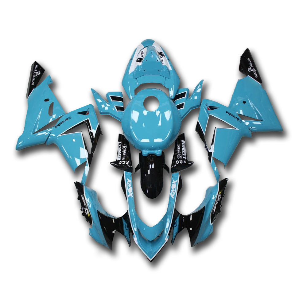 NT Fairing Fit for Kawasaki 2004-2005 ZX-10R N058- Blue Black | ABS Injection