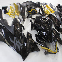 NT Aftermarket Injection ABS Plastic Fairing Fit for GSXR 1300 Hayabusa 2021-2023 Black Gold N002