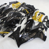 NT Aftermarket Injection ABS Plastic Fairing Fit for GSXR 1300 Hayabusa 2021-2023 Black Gold N002