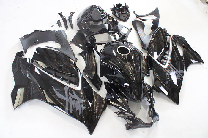NT Aftermarket Injection ABS Plastic Fairing Fit for GSXR 1300 Hayabusa 2021-2023 Glossy Black N003