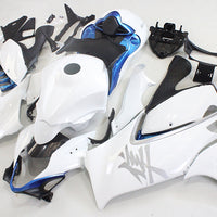 US STOCK NT Aftermarket Injection ABS Plastic Fairing Fit for GSXR 1300 Hayabusa 2021-2023 White Blue N005 Available in CA
