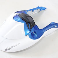 US STOCK NT Aftermarket Injection ABS Plastic Fairing Fit for GSXR 1300 Hayabusa 2021-2023 White Blue N005 Available in CA