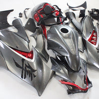 NT Aftermarket Injection ABS Plastic Fairing Fit for GSXR 1300 Hayabusa 2021-2023 Dark Gray Red N006