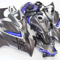 NT Aftermarket Injection ABS Plastic Fairing Fit for GSXR 1300 Hayabusa 2021-2023 Dark Gray Blue N007