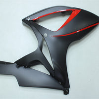NT Injection Molding Fairing Fit for  2006 2007 GSXR 600 750 Matte Black Red N127