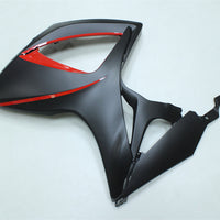 NT Injection Molding Fairing Fit for  2006 2007 GSXR 600 750 Matte Black Red N127