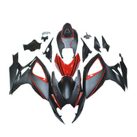 NT Injection Molding Fairing Fit for  2006 2007 GSXR 600 750 Matte Black Red N127