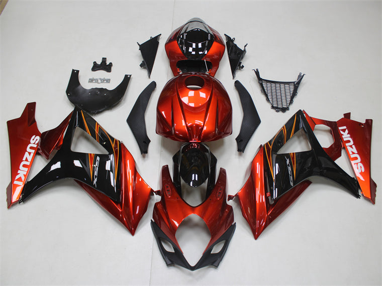 NT Fairing Fit for Suzuki 2007-2008 GSXR 1000- Orange | ABS Injection