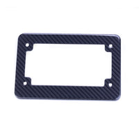 US STOCK NT Real 100% 3K Carbon Fiber Universal License Plate Frame for Motorcycle Available in CA