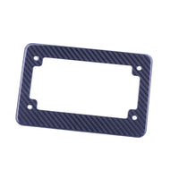 US STOCK NT Real 100% 3K Carbon Fiber Universal License Plate Frame for Motorcycle Available in CA
