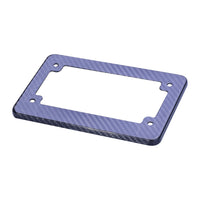 US STOCK NT Real 100% 3K Carbon Fiber Universal License Plate Frame for Motorcycle Available in CA